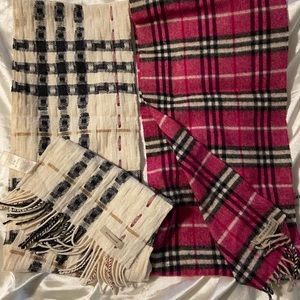 Burberry Scarf Bundle!